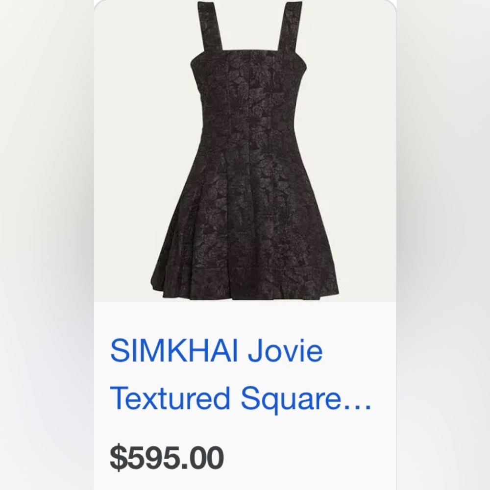 Simkhai Jovie Floral Jacquard Mini Dress - Picture 2 of 13